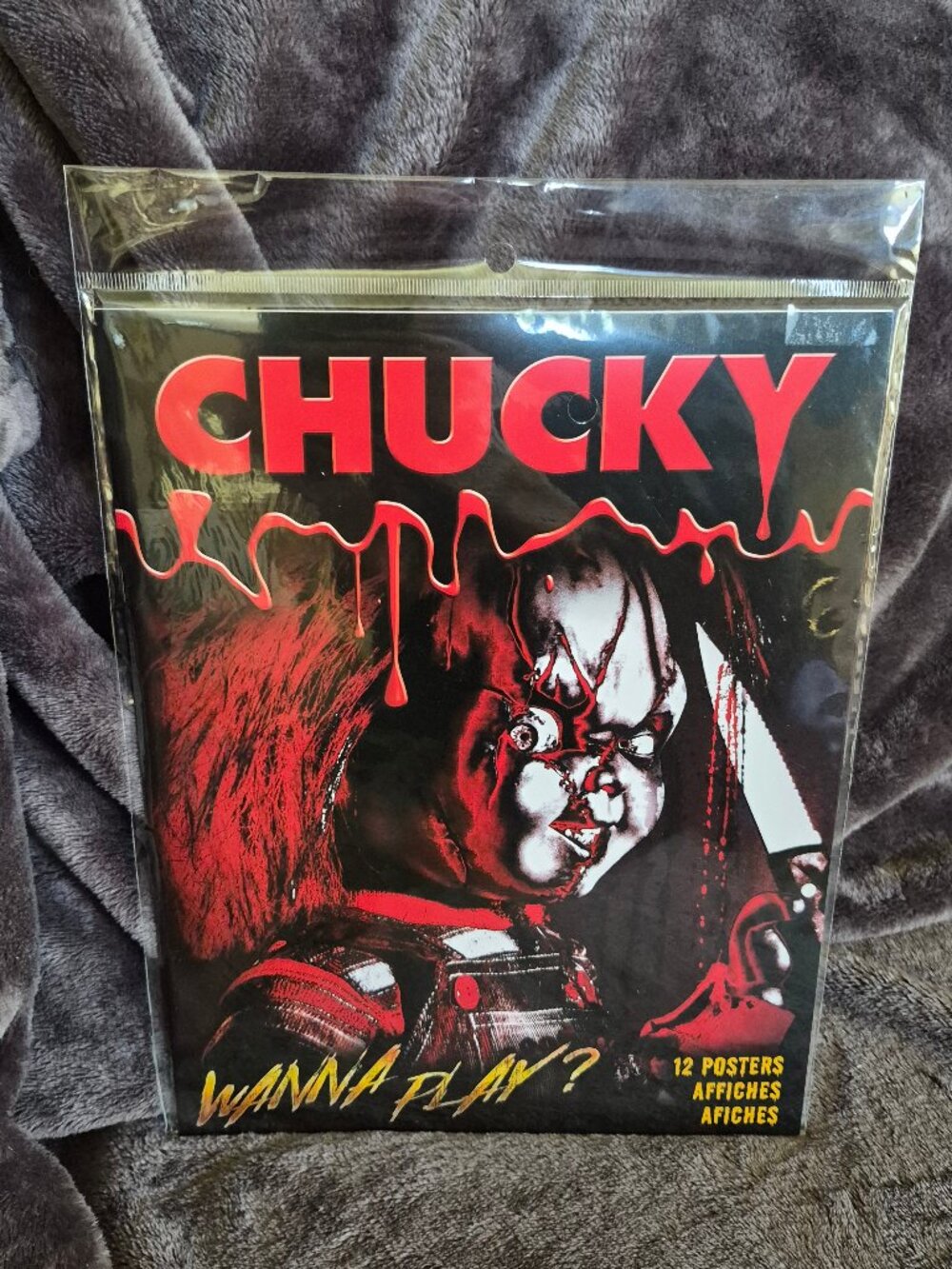 CHUCKY Wanna Play? 12 Collectible Posters-11"×8.5" -12 Horror Posters